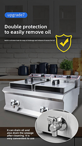 Friteuses électriques commerciales, en modèles à un ou deux cylindres, sont disponibles à bas prix pour l'<span class=keywords><strong>achat</strong></span> en gros. - Product Image 6