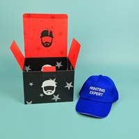 Caja de Cartón Corrugado Reciclable y Ecológica con Logotipo Personalizado, para Empaque de Ropa y Sombreros, con Fondo de Cierre y Ranuras Regulares