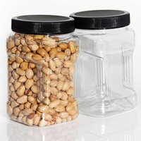 Cylindre rond en plastique Pet de 2800ml, avec large bouche, pour Bar à bonbons, emballage alimentaire, 10 pièces