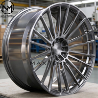Jantes en alliage Maxtera forgées sur mesure de style S17-04 pour voitures particulières Porsche 911 BMW Corvette Camaro Mustang AMG GT 370Z GT-R