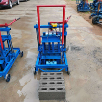 Nouvelle machine à blocs de béton 2-45 pour la fabrication de petites briques de terre compressée au Honduras