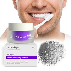 Kit Sbiancante per <span class=keywords><strong>Denti</strong></span> con Polvere Organica Viola PAP, Logo Personalizzato, Vendita all'Ingrosso - Product Image 1