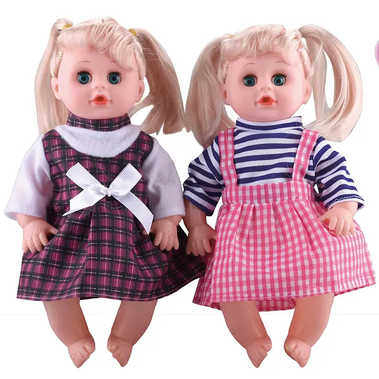 2022 Beautiful Custom 14 Inch Baby Girls Dolls Toy 4 Sounds Pvc Cute Girl Plastics 14Inch Toys Doll