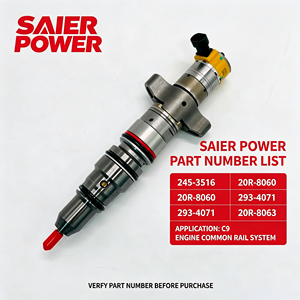 喷油器 245-3516 20R-8060 293-4071 20R-8063 适用于 C9 发动机 - Product Image 1