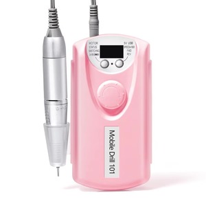 Electric Nail Drill Professional 30000RPM Rechargeable Portable Nail <b>File</b> with 5 Heads for Acrylic Hand Care - Product Image 4