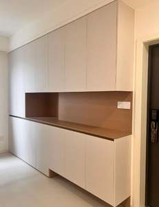 Armoire à chaussures en bois moderne et durable avec porte pour la maison, le salon, l'hôtel/l'appartement, meuble de rangement pour l'entrée - Product Image 2