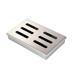 Boîte à fumée Pinnovo pour barbecue au charbon et au gaz en acier inoxydable - Boîte à fumée pour copeaux de bois, améliore les saveurs des grillades pour le barbecue - Product Image 3