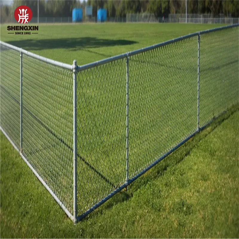 Waterproof Shengxin fence pvc coated and galvanized chain link fencing