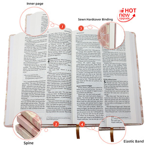 Stampa Personalizzata della Bibbia Cristiana Spagnola Reina Valera 1960 con Appunti '<span class=keywords><strong>Incontro</strong></span> con Dio', Copertina Rigida in Tessuto Ricamato, Bibbia Sacra - Product Image 2
