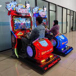 Simulatore di Videogiochi di Corse ad Alta Definizione con Schermo LCD da 42 Pollici, Struttura in Metallo Resistente, per 6+ Anni, Funzionamento a Moneta, 1 Anno di Garanzia - Product Image 5