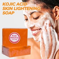 Savon Acide Kojique Biologique Naturel de Gros d'Usine Éclaircissant Hydratant au Kojic