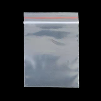 Emballage en plastique PE personnalisé Petits sacs à fermeture éclair transparents Sac zip-lock en plastique transparent