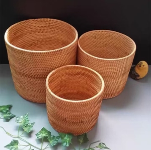Décoration d'intérieur, panier de rangement en osier personnalisé, panier multifonctionnel, décoration artistique, articles d'ameublement - Product Image 6