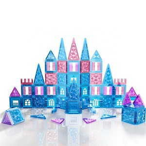 Giocattoli magnetici 3D educativi di alta qualità nuovi prodotti 100 pezzo set blocchi magnetici diamante per bambini - Product Image 1