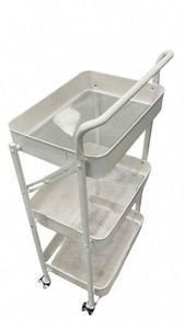 Modern Stainless Steel Foldable Cart Foldable Kitchen Gadgets 3 Layers Sample Available Easy Bulk Order Premium Folding Cart - Product Image 2
