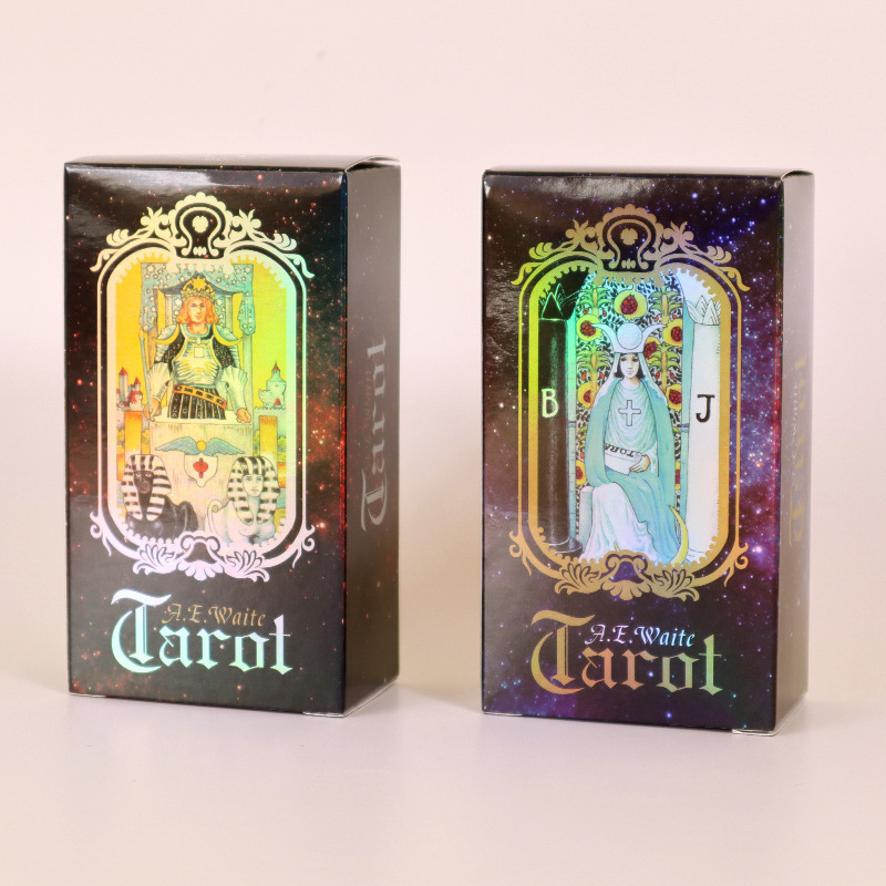 silver holographic card TRUE Colors: Quality Material Holographic Mirri - Gold and