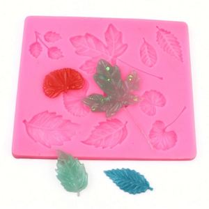Moule en silicone personnalisé de haute qualité en forme de feuille 3D pour la décoration de gâteaux, la fabrication de poupées reborn en résine, OEM/ODM - Product Image 1
