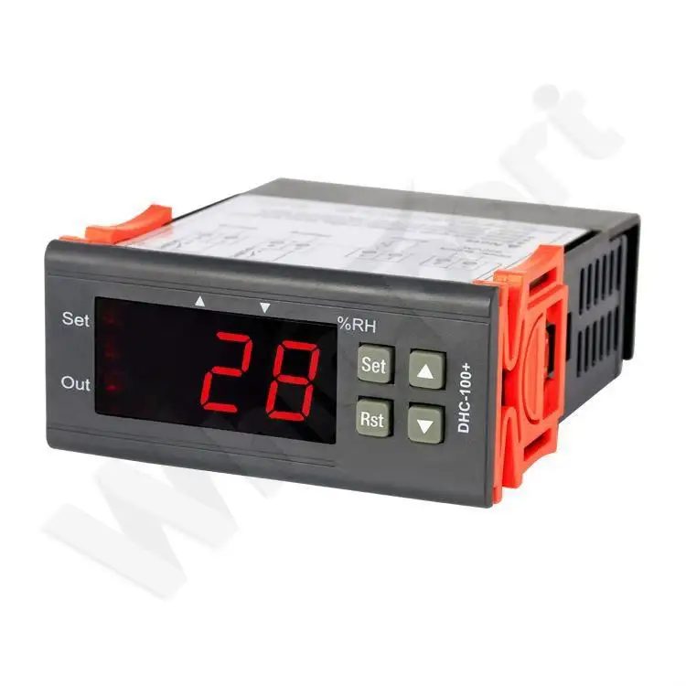 Controlador de temperatura para aquário, controlador de temperatura para aquário DHC-100 + termostato digital sobre condensador para sala fria