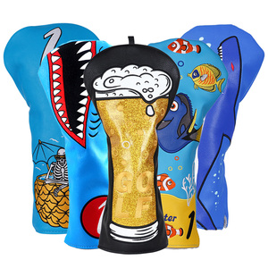 Funda para la cabeza de palo de golf con estampado de cerezas, en stock, accesorios de golf al por mayor, funda colorida para palo de golf - Product Image 6