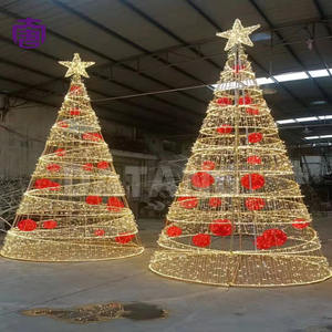 Guirlande lumineuse LED de Noël extérieure fantaisie et étanche, idéale pour les communes, les campus, les magasins et la décoration de la veille de Noël, en vente - Product Image 3