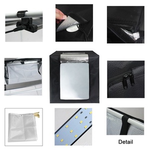 <span class=keywords><strong>Caja</strong></span> de luz Led portátil para fotografía, 40cm, 60cm, 80cm, plegable para estudio fotográfico, joyería, ropa y grabación - Product Image 5