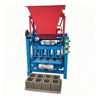 Machinerie de fabrication de briques en cendres volantes avec moteur diesel pour production hors réseau