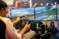 Accessoires Simulateur de Course Automobile CAMMUS Volant Direct Drive et Pédalier pour Jeu