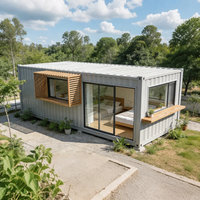 Cabane préfabriquée légère en acier isolée, en kit, pour chantier de construction, espace de repos individuel temporaire