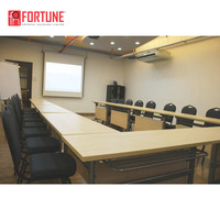 Table pliante hexa de salle de formation standard de l'Amérique de soutien fort pour la formation