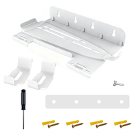 Support mural de rangement pour console PS5 Slim numérique avec lecteur de disque, pour manettes PS5, console de jeu PS5 avec support à crochets