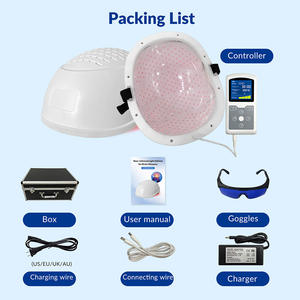 Capacete de Luz Infravermelha Próxima 810nm para Alívio da Enxaqueca e Tratamento de Doenças Cerebrais como <span class=keywords><strong>Parkinson</strong></span>, Alzheimer e Demência - Product Image 6