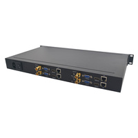 Décodeur IP H.265 4 canaux 1U pour montage en rack RX |   Décodeur vidéo IP vers SDI HDMI 4 canaux pour la radiodiffusion et la télévision