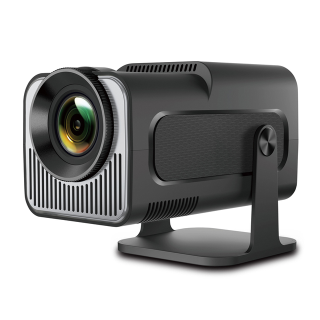 HY320 Mini Android 11 Projector Native 4K 1080P Pocket TV Projector Wifi 6 Outdoor 180 Degree Rotation Low Noise Projector