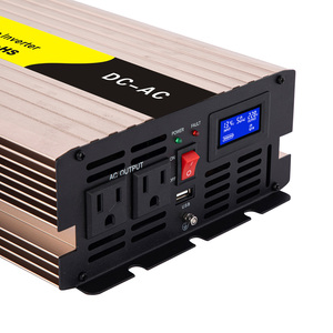Onduleurs de puissance <span class=keywords><strong>12V</strong></span> 24V 48V vers 220V <span class=keywords><strong>230V</strong></span> 1000W 1kW 50/60 Hz, Onduleur à onde sinusoïdale pure hors réseau - Product Image 1
