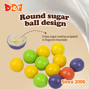 Vente en gros de bonbons personnalisés en vrac Halal coloré arc-en-ciel <span class=keywords><strong>Mini</strong></span> chocolat fourré Bonbons Snack Chocolat sucré Haricot aromatisé aux fruits OEM/ODM - Product Image 4