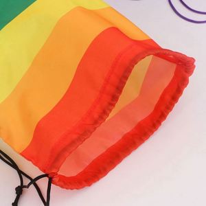 Custom Logo String Back Pack Cinch Sack Waterproof Gym Bags <b>Drawstring</b> Advertising <b>Backpack</b> - Product Image 4