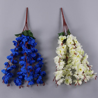 Branche de fleurs de pêcher et de prunier en soie pour arrangements floraux intérieurs de mariages et d'hôtels, ornement floral artificiel réaliste