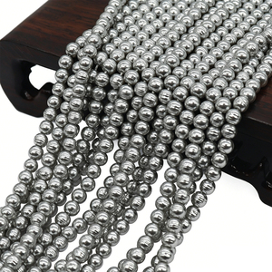 Perle di Vetro Barocche Scultoree Irregolari da 4mm per Creazione di Gioielli Fai-da-Te, Collane e Bracciali, Vendita all'Ingrosso - Product Image 4