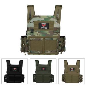 Équipement tactique à libération rapide, entraînement en plein air, chalecos Molle, camouflage, protection corporelle, porte-plaque tactique, gilet tactique - Product Image 5