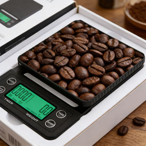 KLAM 맞춤형 <span class=keywords><strong>3kg</strong></span> 0.1g 커피 계량 드립 미니 전자 주방 저울 트레이 ABS 플라스틱 배터리 구동 LCD 디지털 - Product Image 4