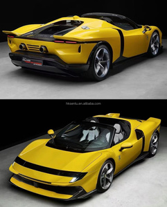 ชุดแต่งตัวถังคาร์บอนไฟเบอร์แท้ Testarossa OEM คุณภาพสูงใหม่ 100%  ประกอบได้พอดีกับรถยนต์  ประกอบด้วยลิ้นกันชนหน้า ดิฟฟิวเซอร์ สปอยเลอร์ สเกิร์ตข้าง และกันชน - Product Image 5