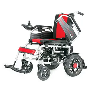 장애인 용 경량 전동 휠체어 제리 디자인 제어 스틸 휴대용 접이식
