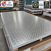 Tôles d'aluminium antidérapantes à motif losanges 1060 H24 1100 H18 3003 H24 5052 H24