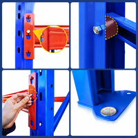 Système de rayonnage à palettes multi-niveaux en acier robuste pour entrepôt, certifié CE, double face, capacité de charge personnalisable