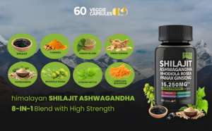 Shilajit Capsules Himalayan Shilajit Ashwagandha Supplement Immuniteit & Energie Gezondheid Shilajit <span class=keywords><strong>Himalaya</strong></span> Capsules - Product Image 4