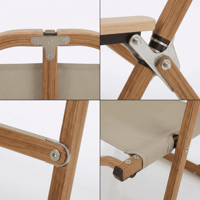Chaise pliante Kermit en acier carbone robuste, chaise de camping moderne à haute stabilité pour pique-nique, pêche, plage, parc