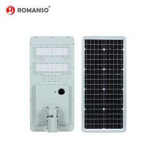 Farola Solar ROMANSO 20W 30W 40W 50W con 3 Años de Garantía, LiFePO4 42AH, Aluminio, IP65, Todo en Uno - Product Image 1