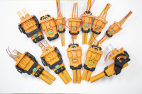 Connecteur d'alimentation EV HVIL-M2S(40A) 2 broches, borne à fourche