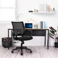 Chaise de bureau bon marché en maille pivotante et tournante pour invités chaise de bureau pour directeur ergonomique de direction