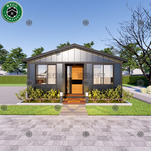 Casa Contenedor Modular Prefabricada con Panel Oscuro, Villa Pequeña Aislada de Acero Ligero, Cabaña Portátil para Glamping, Resort y Alojamiento Rural - Product Image 5